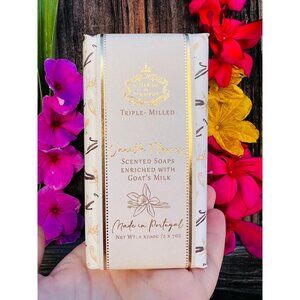 Vanilla Flowers Goat’s milk Triple Milled Luxury Soap Bar, Portugal 2pcx7oz/200g